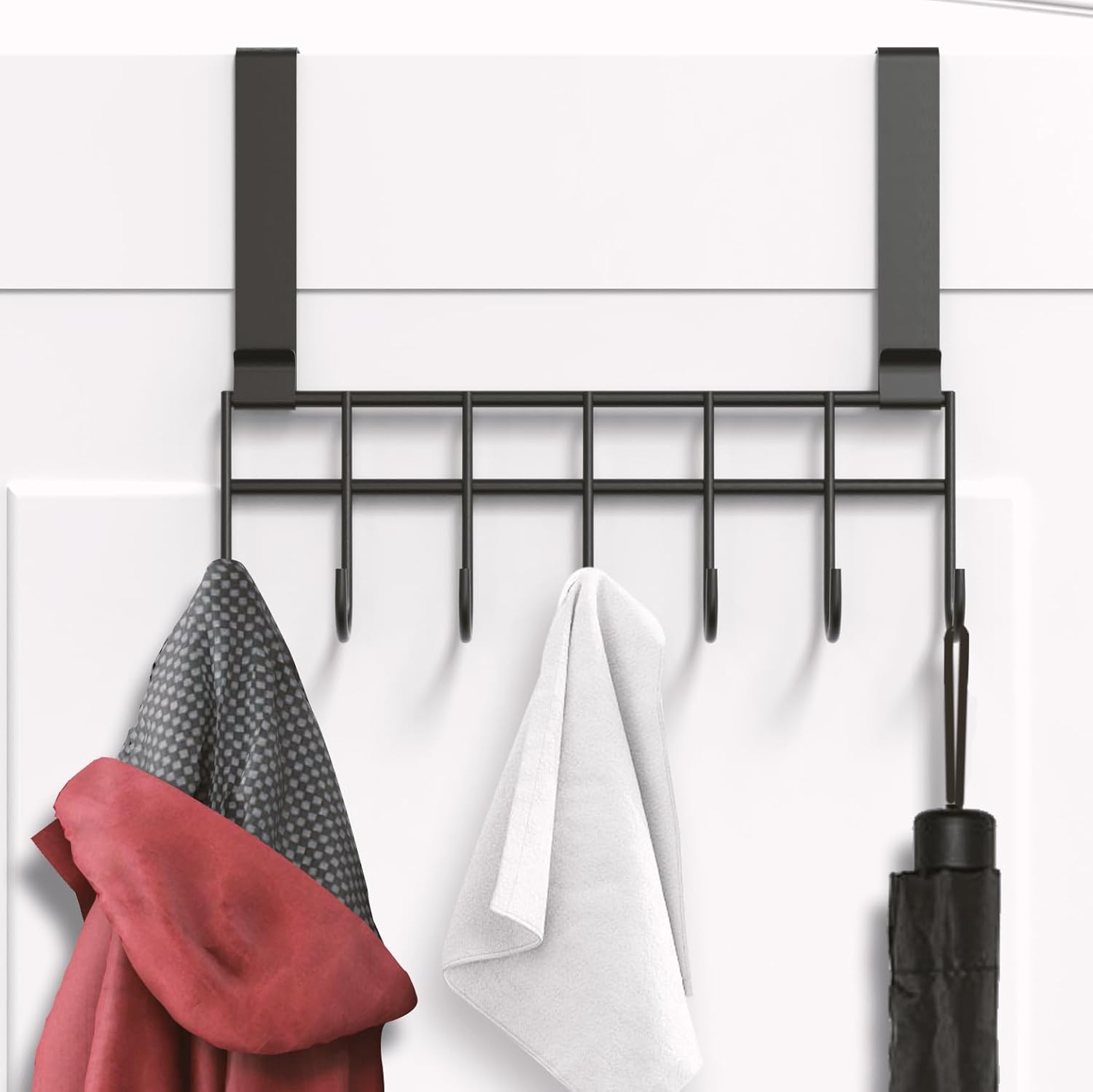 Hook Hanger Hanging Organizer Rack Steel Door Hook Hanger Wall Hook
